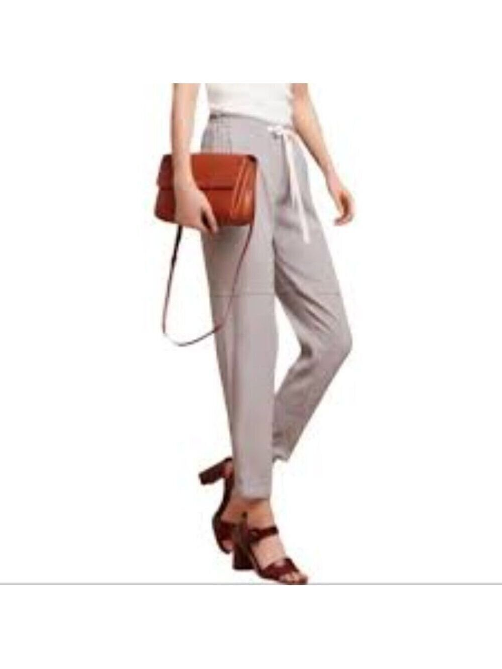 Wilfred Marais Linen Blend Pants Grey Size 10